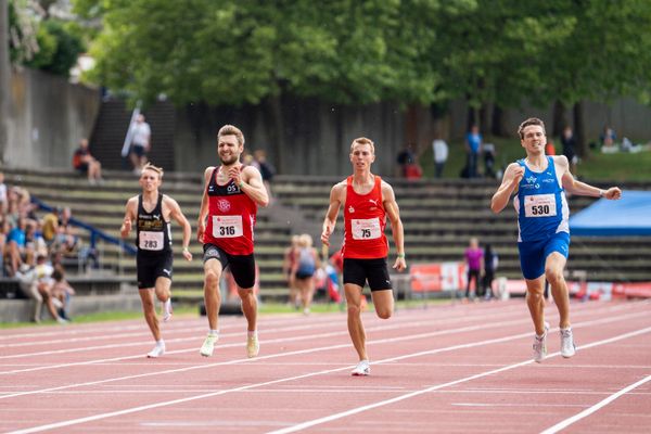 Fabian Dammermann (LG Osnabrueck) ueber 400m am 04.06.2022 waehrend der Sparkassen Gala in Regensburg